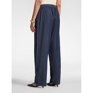 Elena Mirò - Jeans regular in Chambray - Blu