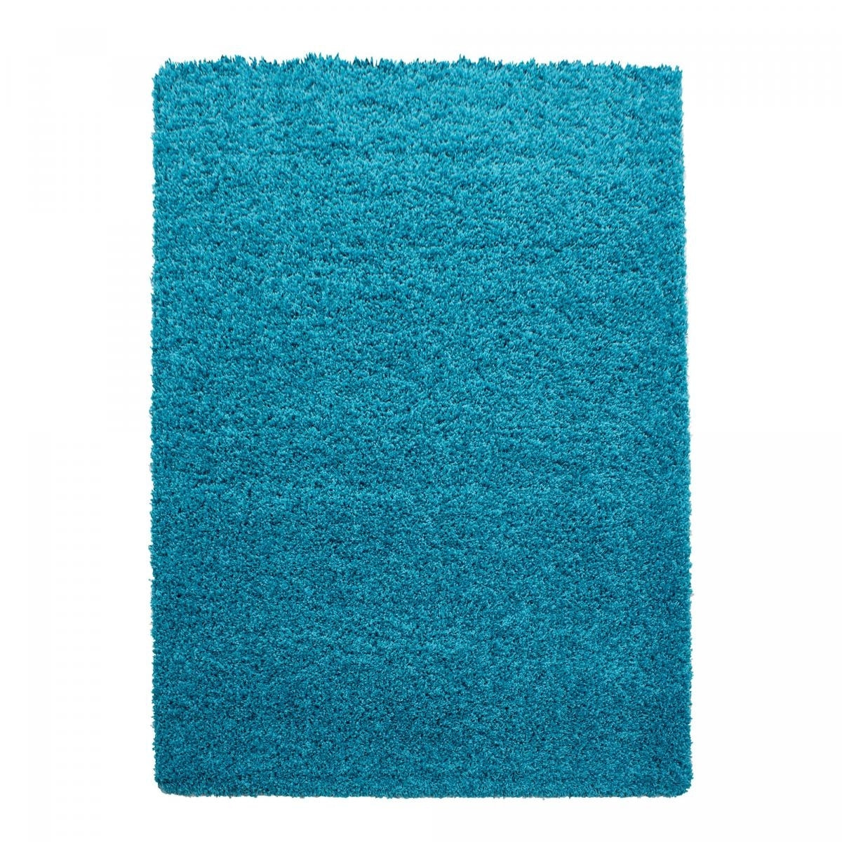 Tapis poils longs shaggy tissé motif uni ROCA