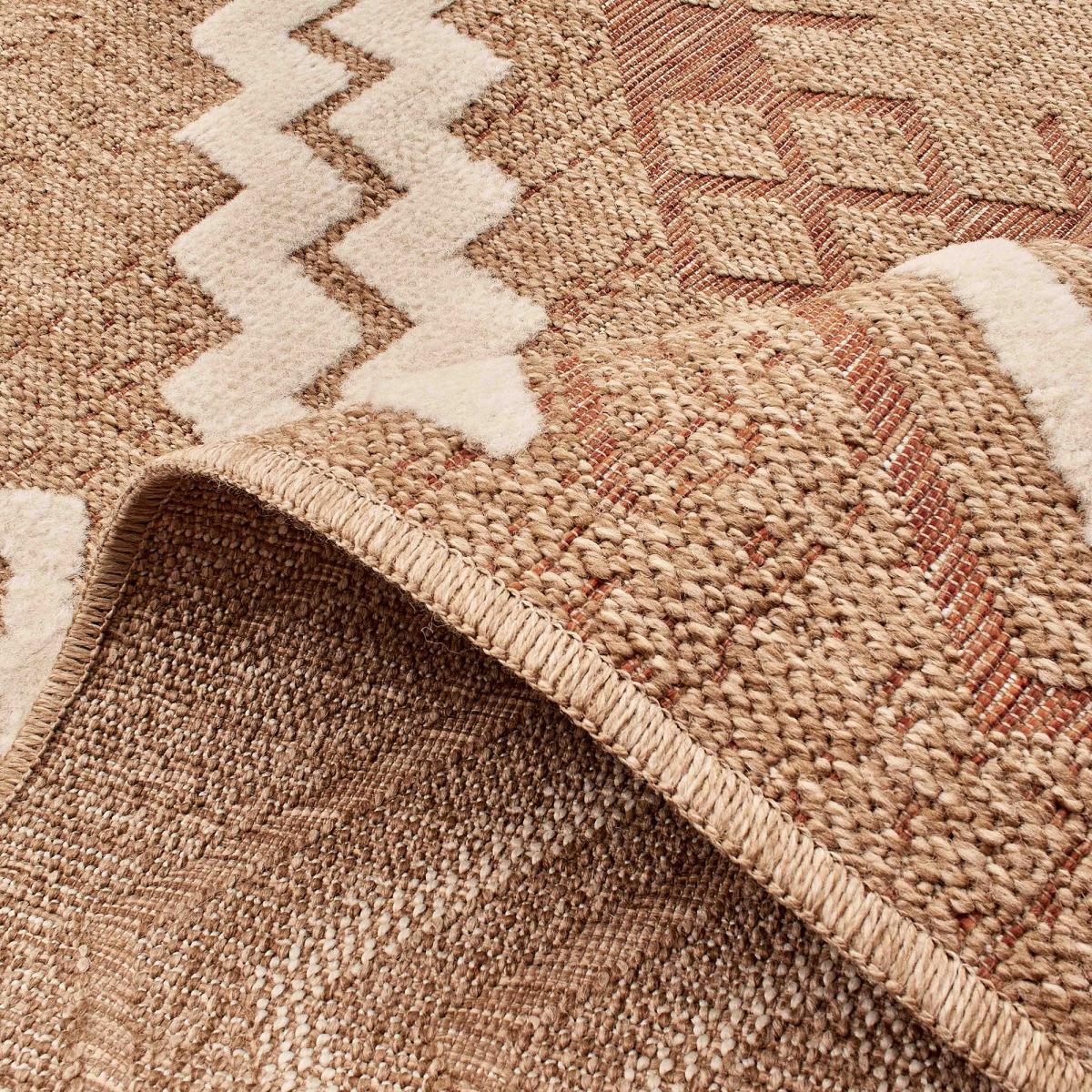 Tapis extérieur tissé kilim rectangle BUTA