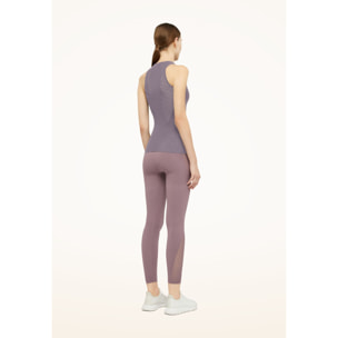 Top senza maniche Grid Net Top Sleeveless