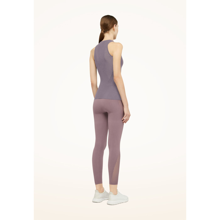 Top senza maniche Grid Net Top Sleeveless