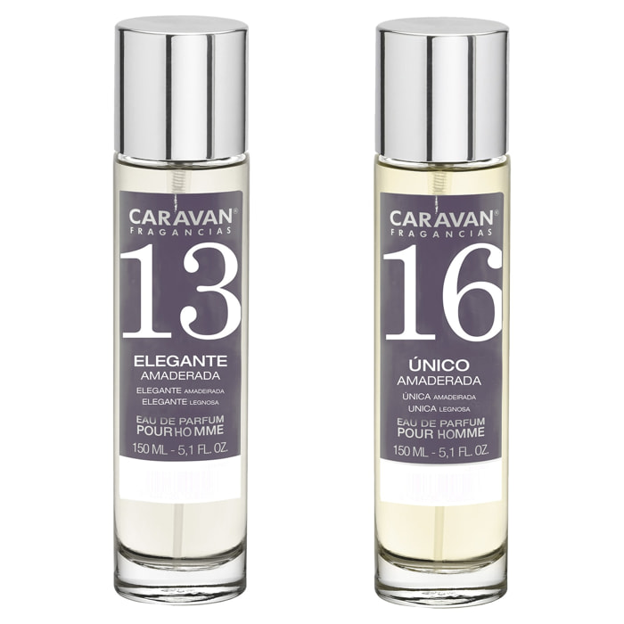 Set de 2 perfumes caravan hombre nº16 y nº 13