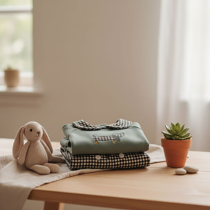 Conjunto Ranita Niño Felpa Floresta