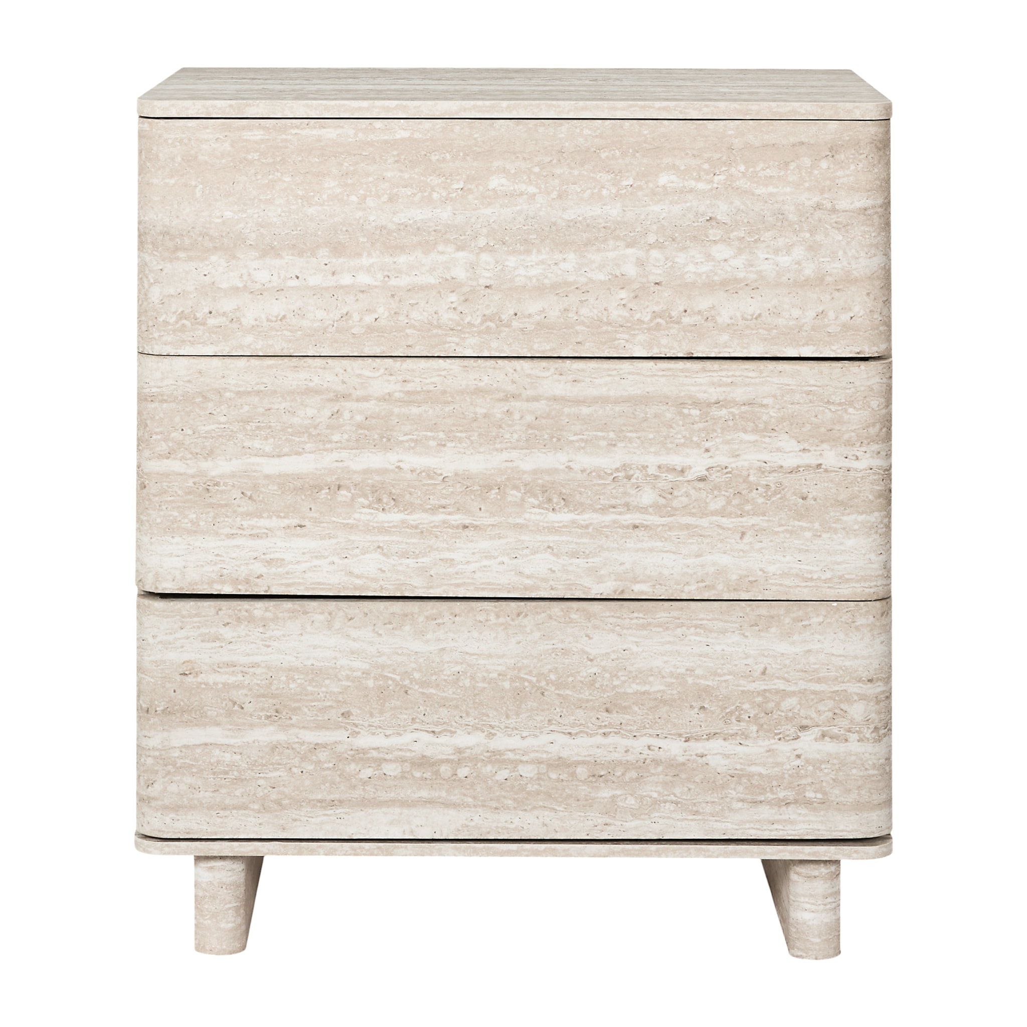 Commode - HOME DECO FACTORY - Pietra - 3 Tiroirs - Multicolore