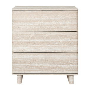 Commode - HOME DECO FACTORY - Pietra - 3 Tiroirs - Multicolore