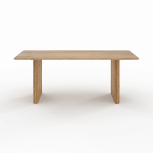 Table rectangulaire en bois d'acacia 8 personnes - Andrea