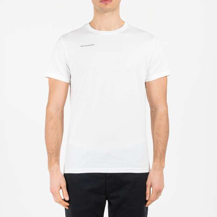 T-shirt jersey cotone organico narrow con stampa davanti