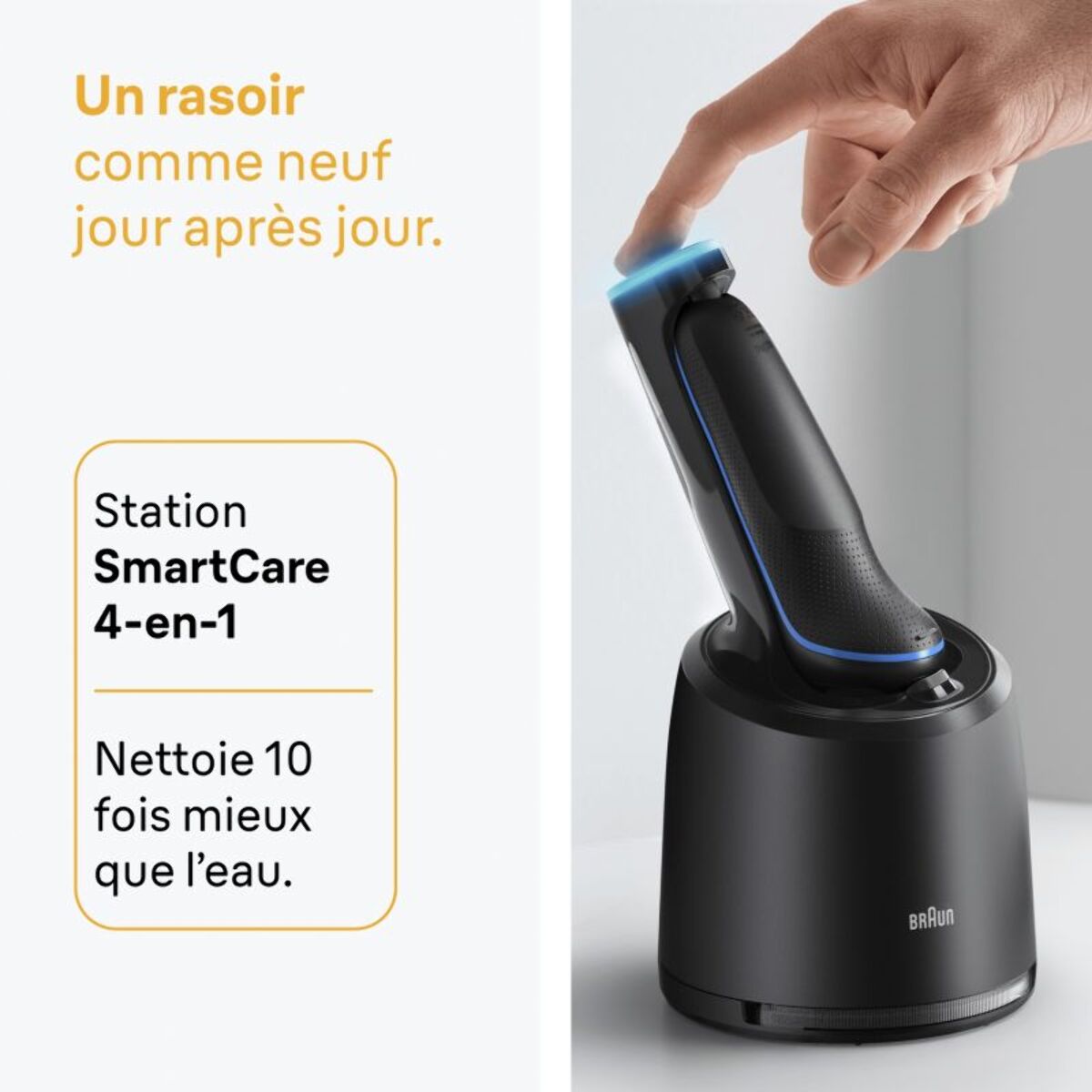 Rasoir électrique BRAUN Series 5 52-B7200cc Clean&Charge
