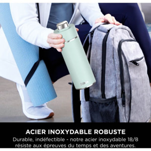 Bouteille isotherme NINJA Thirsti 530ml Travel Bottle Sea Glass