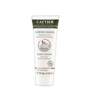 Crème Mains Ultra-Nourissante - Argile Blanche & Fleur d'Impératrice 75 ml