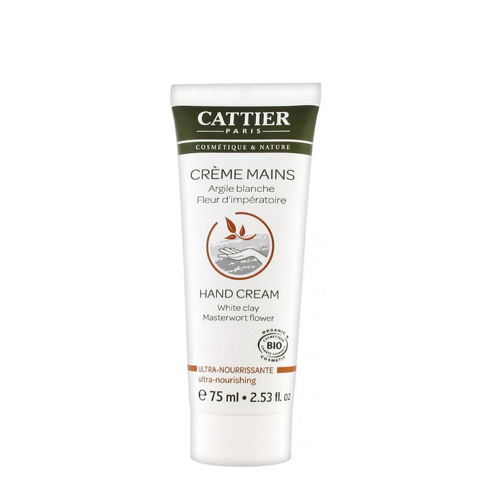 Crème Mains Ultra-Nourissante - Argile Blanche & Fleur d'Impératrice 75 ml