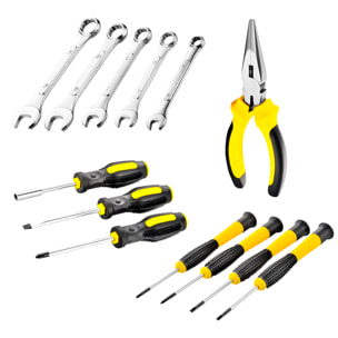 Set di utensili domestici con valigetta di trasporto e 88 pezzi.