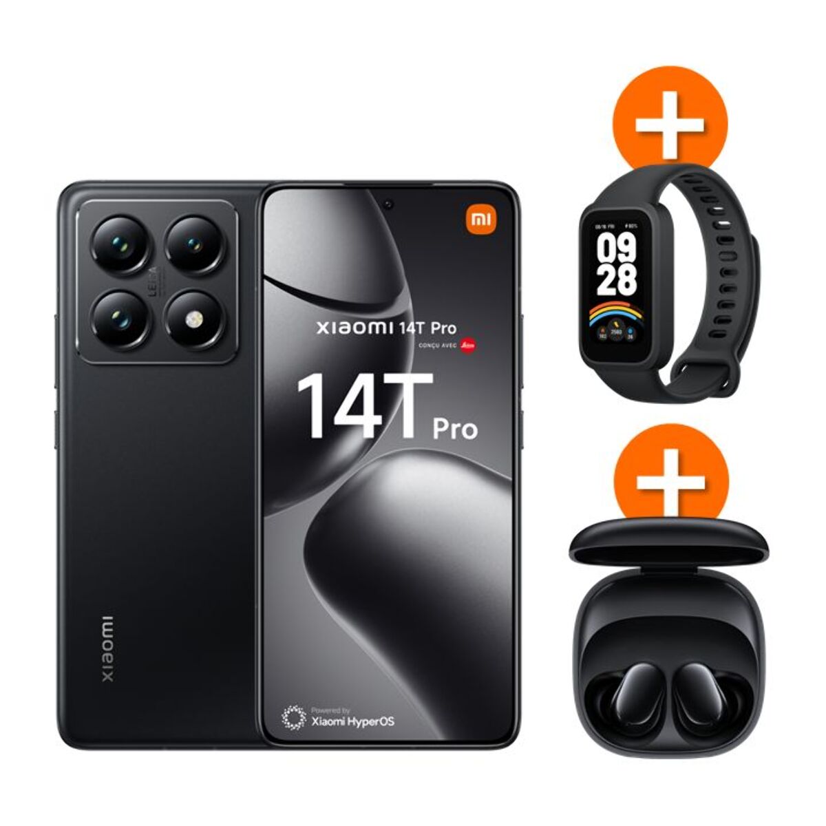 Smartphone XIAOMI Pack 14T Pro + Mi Band9 + Buds6