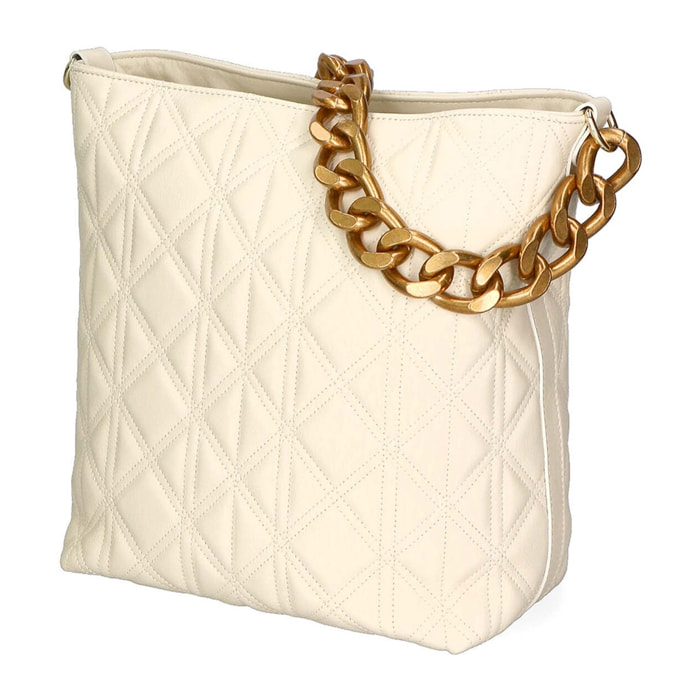 Borsa a spalla da donna - Modello Adra - Vera pelle - 31.0 x 17.0 x 15.5 cm