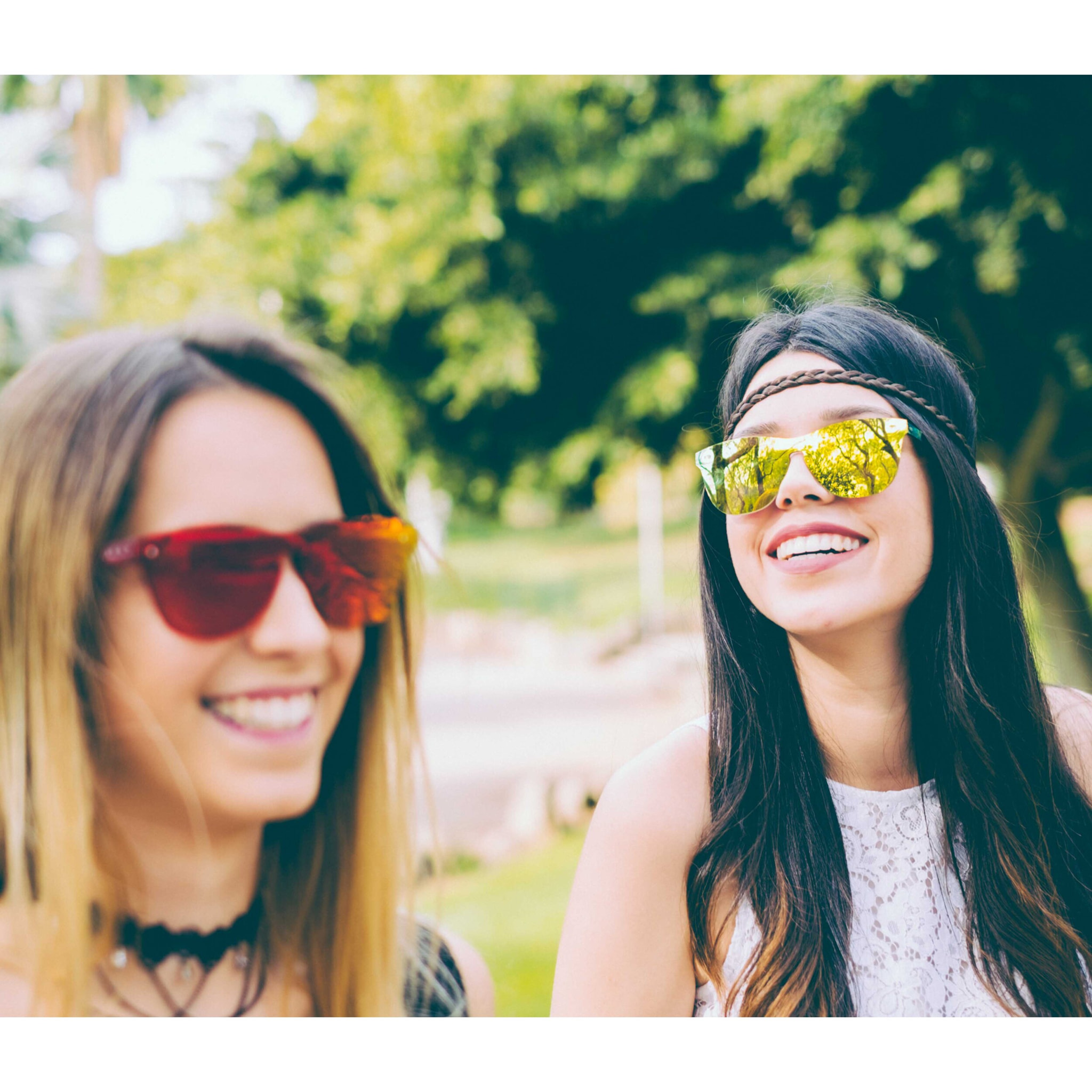 Gafas de sol OCEAN SOCOA - Transparente rojo mate / Plana roja revo