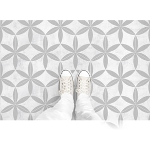 Sticker Sol avec laminat de Protection en Plastique Anti-dérapant | Stickers adhésif Sol - CARRELAGES HEXAGONES ALVA -