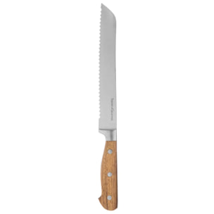 Couteau à pain acier "Elegancia" lame 20,5cm
