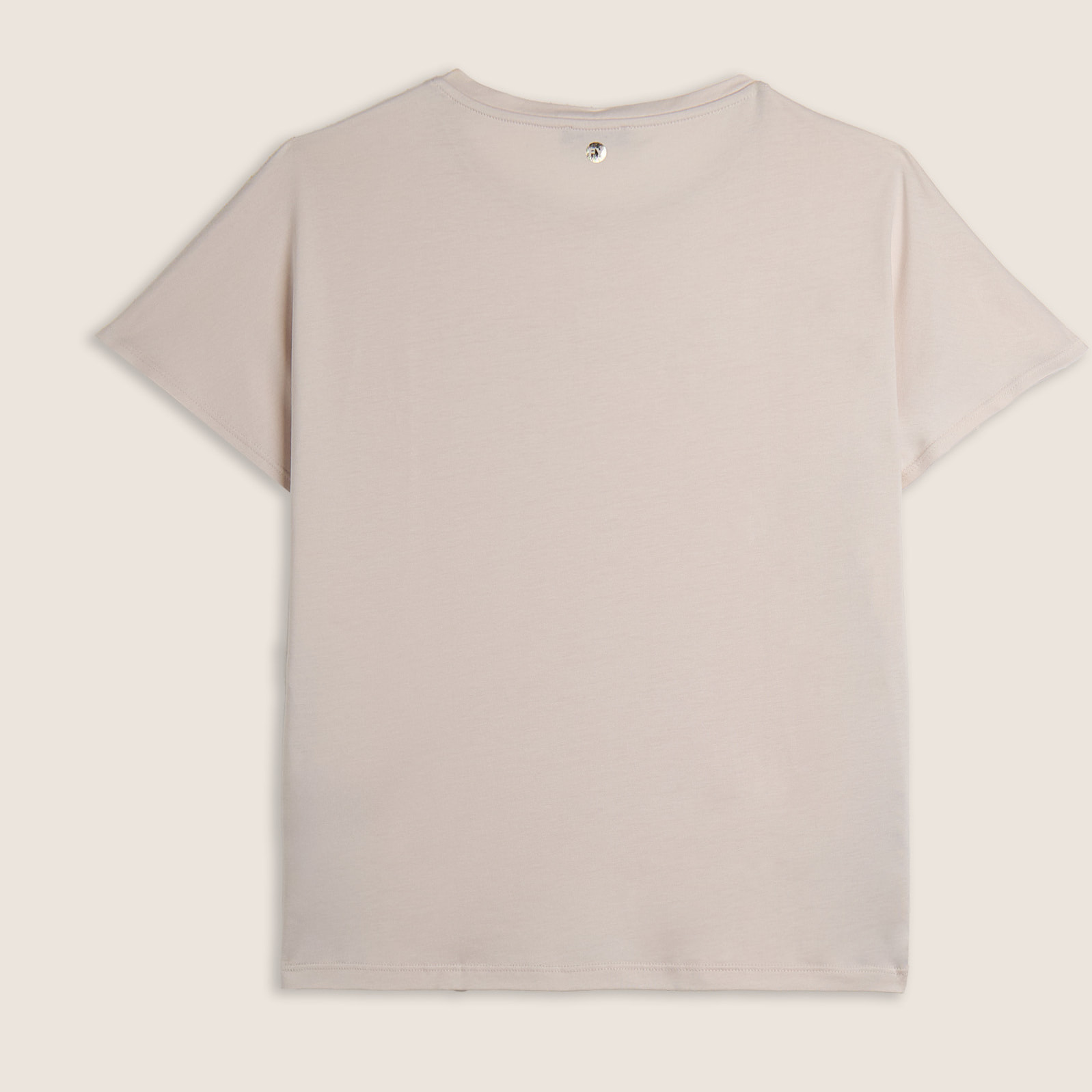 T-shirt maniche a kimono con stampa fantasia sui fianchi