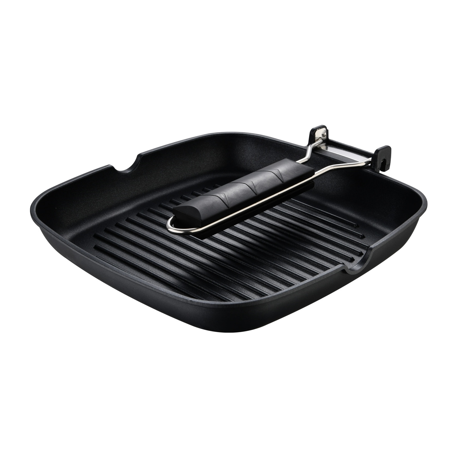 Sarten asador 24x24x3.7cm aluminio fundido ind expert
