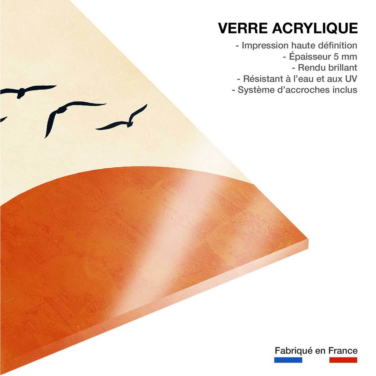 Tableau astronomie sunset dreams  Tableau plexiglas