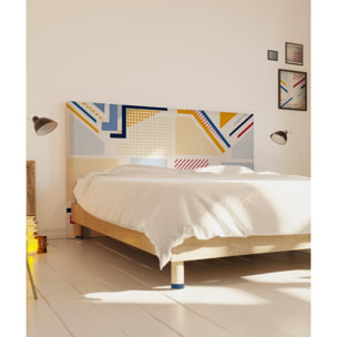 Tête de lit Architecture | Largeur et couleur au choix