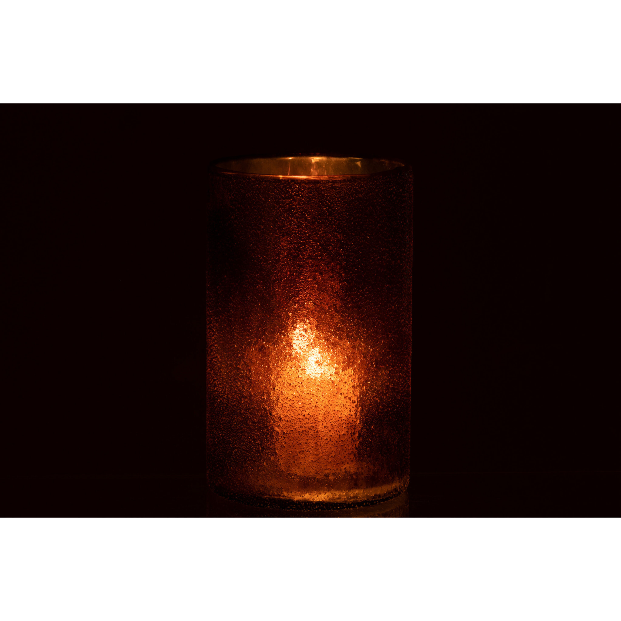 J-Line photophore Miroir - verre - or - large