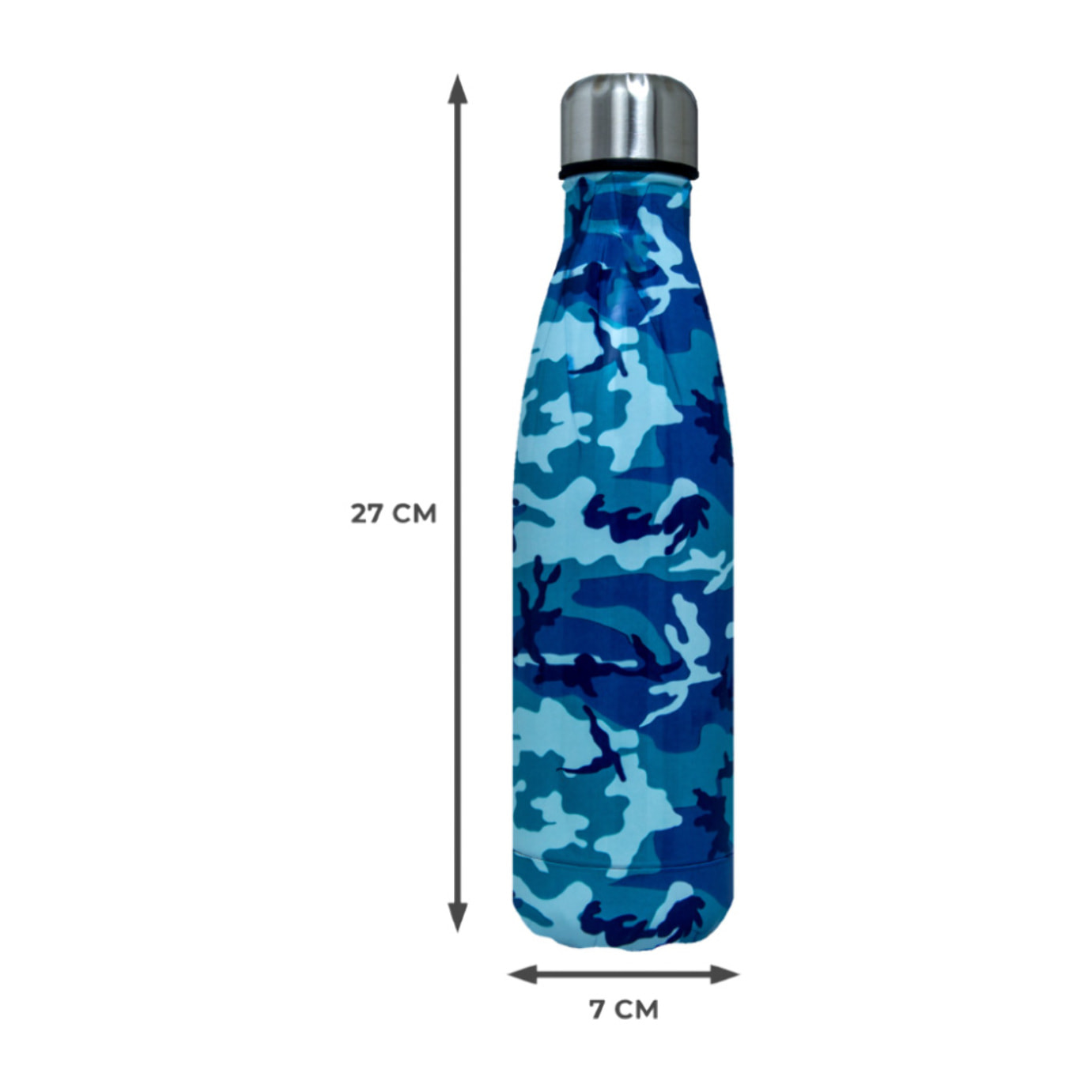 Borraccia Termica 500ml Bottiglia Thermos Modello Camo