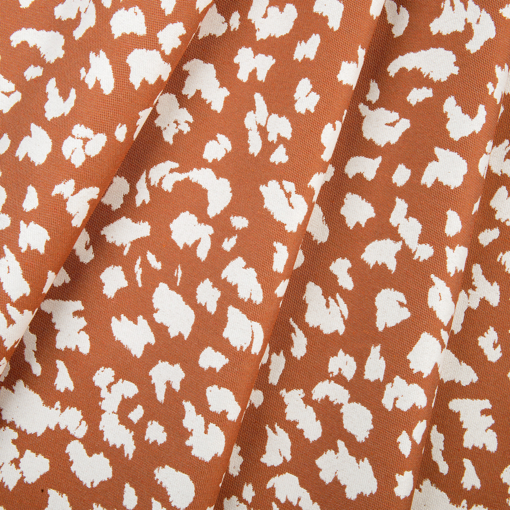 Rideau thermique et phonique obscurcissant jacquard face polaire - Terracotta