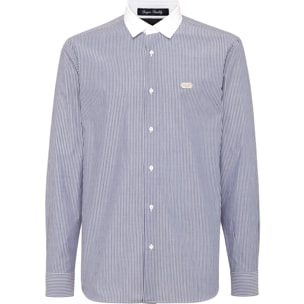 PHILIPP PLEIN Camicia taglio Slim SKULL AND PLEIN