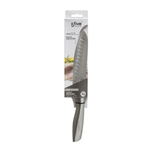 Couteau Santoku inox "Silver Précision" lame 18cm