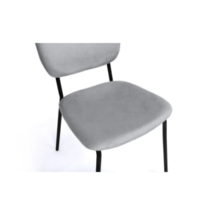 Chaises Clara - Gris Clair