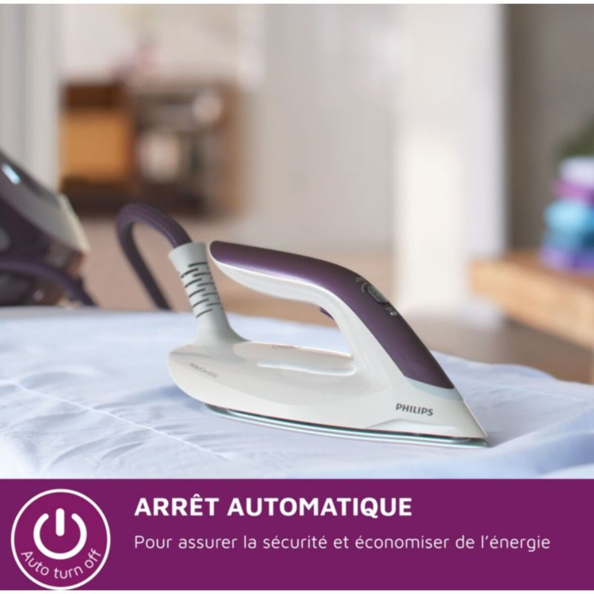 Centrale vapeur PHILIPS PSG8050/30 violet 1,8L