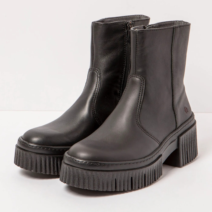 Botines con tacón 1374 NAPPA BLACK/YORK color Black