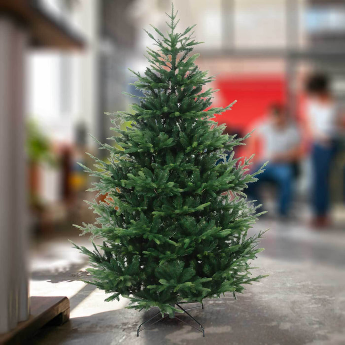 Giove - Albero di Natale effetto realistico in PE e PVC ø157x240H, 3423 rami