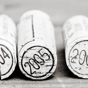 Affiche encadrée bouchons de liège Affiche + cadre en métal - Noir