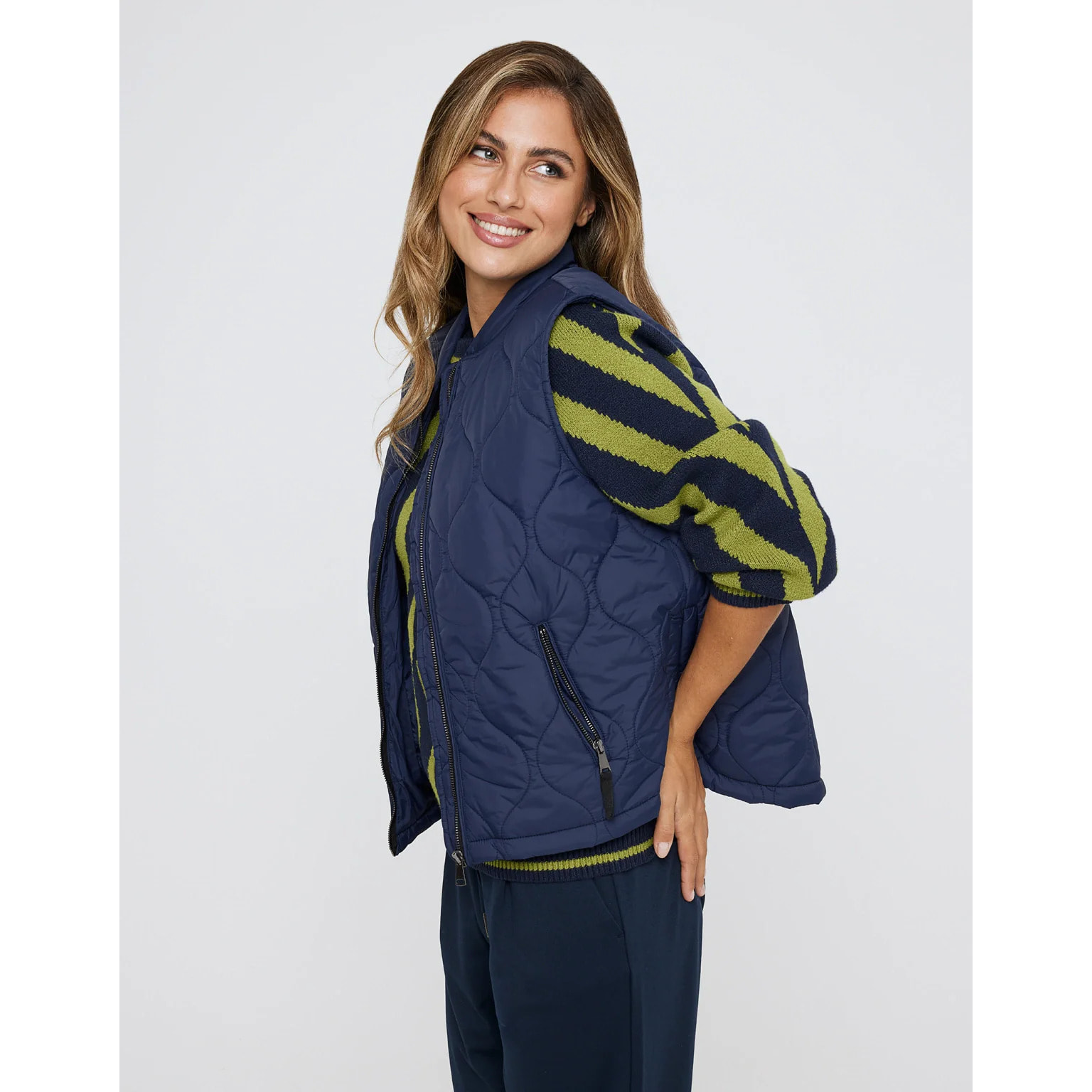 Chaleco Azul Marino Acolchado - Jantersin