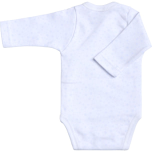 Body bebé manga larga cuello puntilla