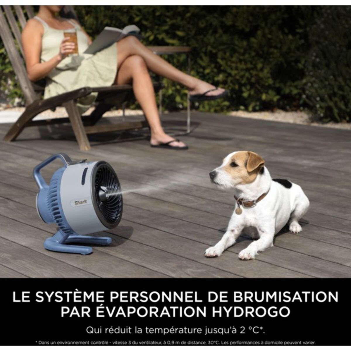 Ventilateur brumisateur SHARK FlexBreeze HydroGo FA050EUBL