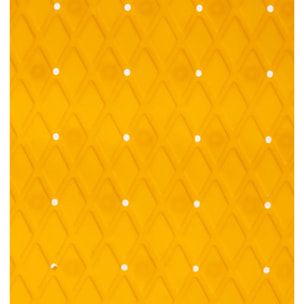 Tapis anti-dérapant 69x39cm Jaune Colorama
