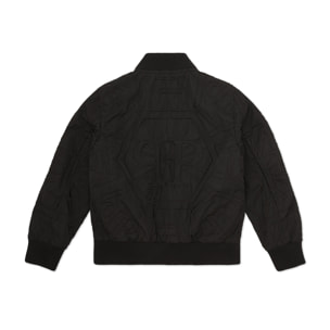 PHILIPP PLEIN Leather Bomber MONOGRAM