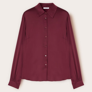 Motivi - Camicia in raso - Bordeaux