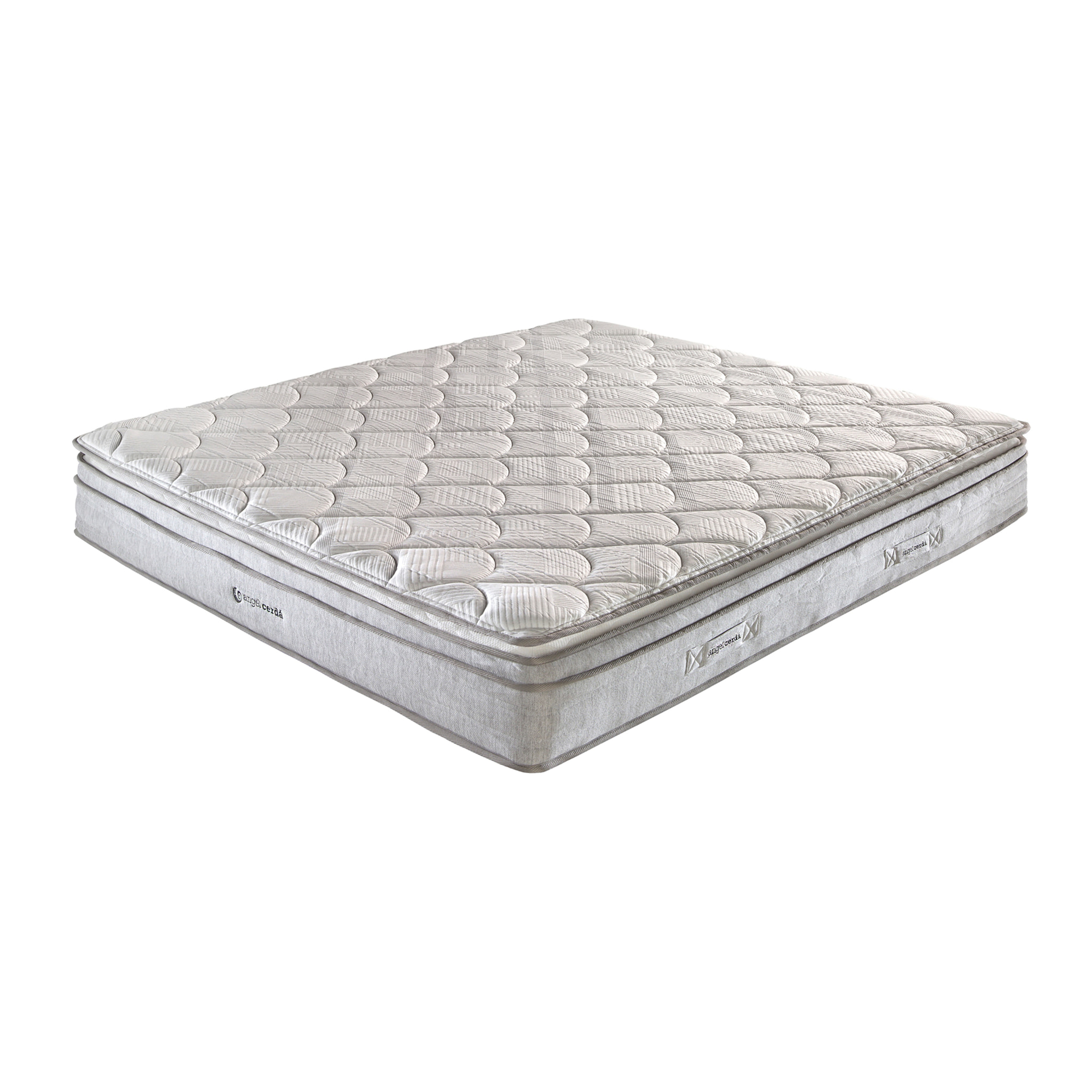 Colchón Angel Cerdá híbrido multicapa con muelles ensacados y viscoelástica Memory Foam de firmeza media Núcleo de muelles ensacados que se adapta Capa viscoelástica proporciona alivio de presión y una mayor ergonomía 180x200x27cm