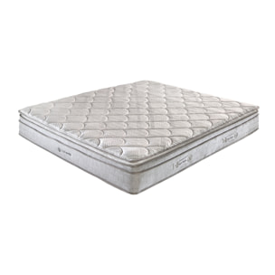 Colchón Angel Cerdá híbrido multicapa con muelles ensacados y viscoelástica Memory Foam de firmeza media Núcleo de muelles ensacados que se adapta Capa viscoelástica proporciona alivio de presión y una mayor ergonomía 180x200x27cm