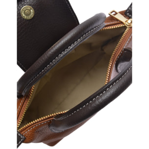 Borsa a spalla Anna Luchini Cammello