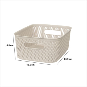 Panier en crochet Crochy 4L lin