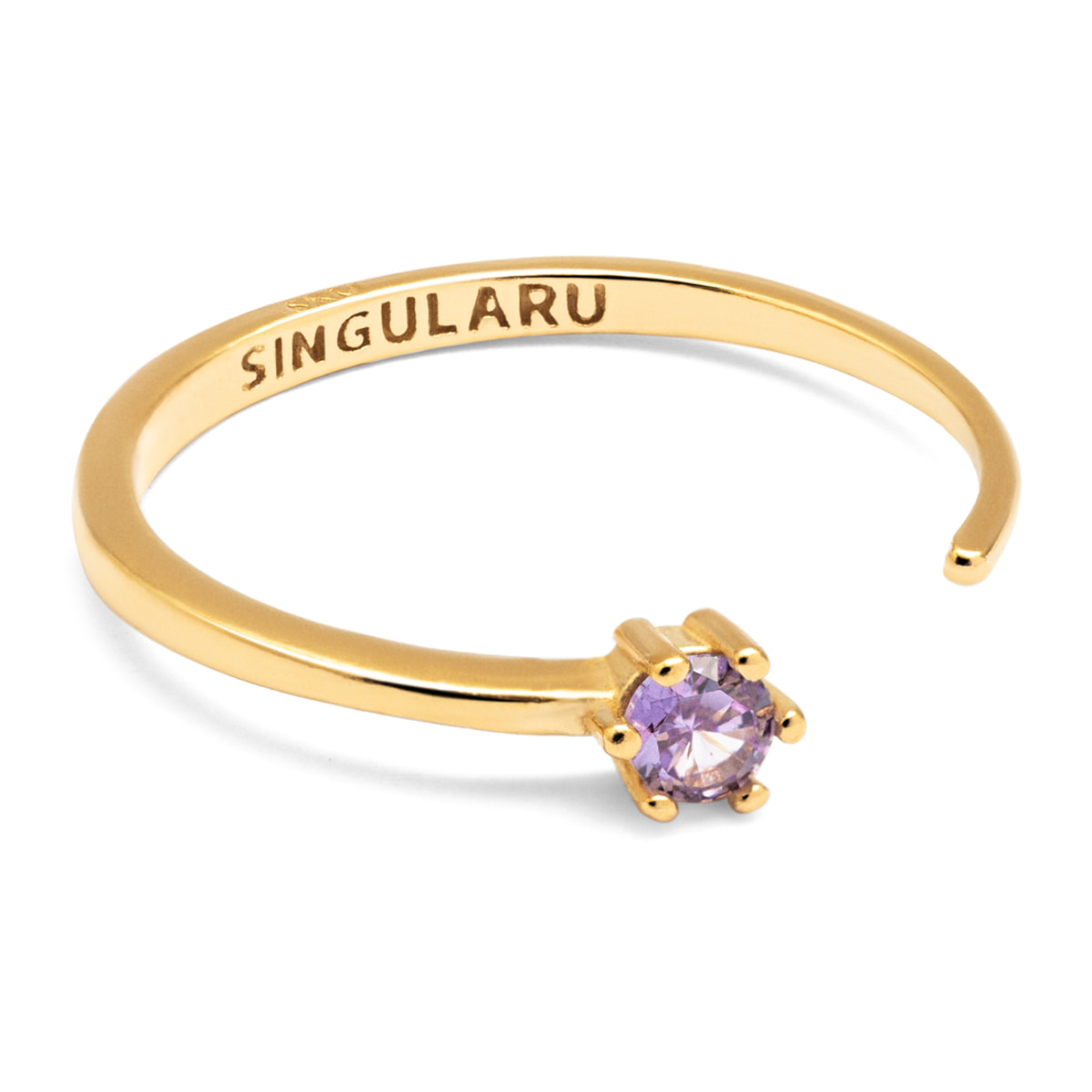 Anelli Sophie Lavande Argento Placcato Oro