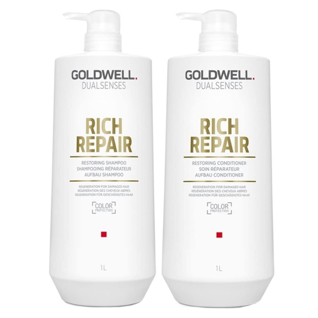 GOLDWELL Kit DS Rich Repair Restoring Shampoo 1000ml + Conditioner 1000ml