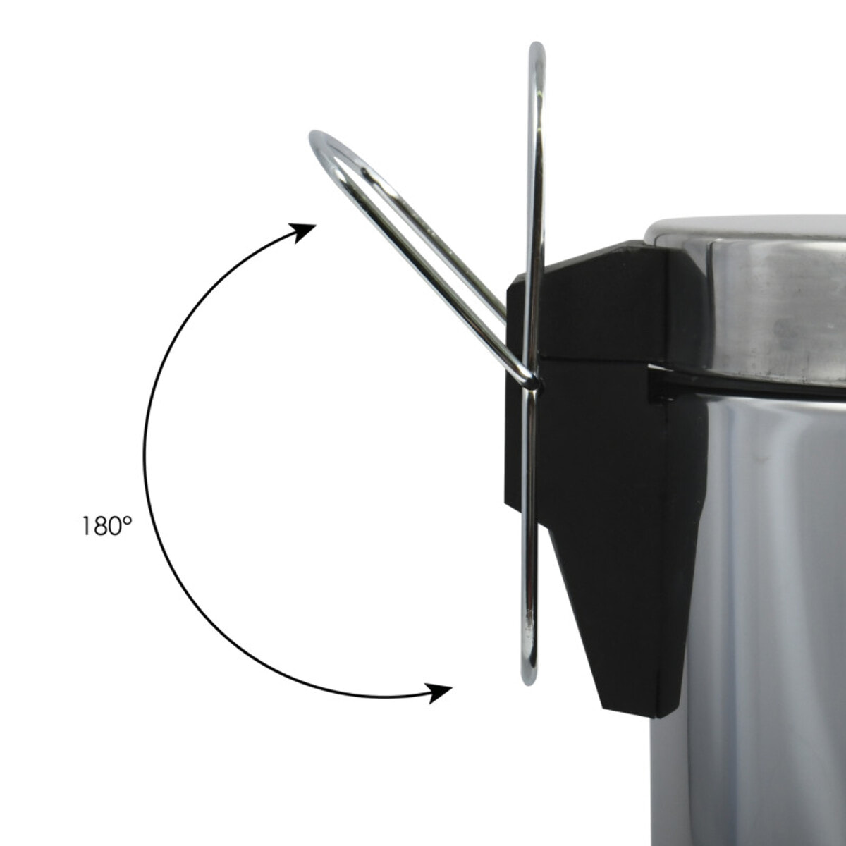 Poubelle à pédale Inox 5L Miroir MSV