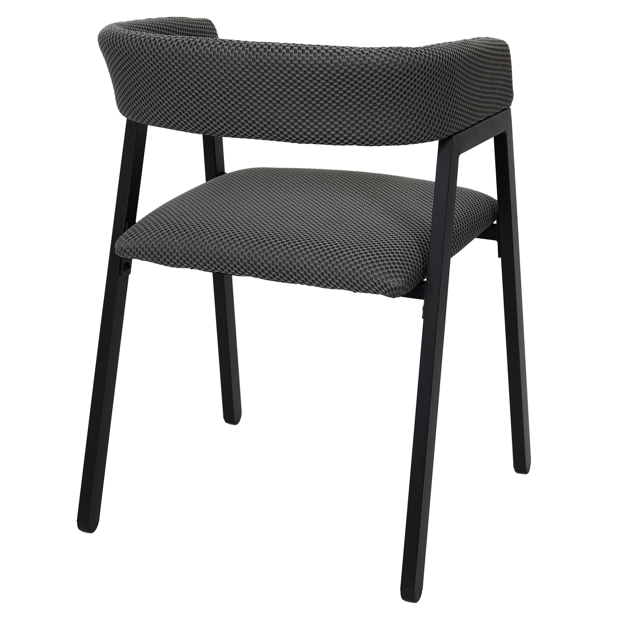 Fauteuil Design Atome Gris - Lot De 2