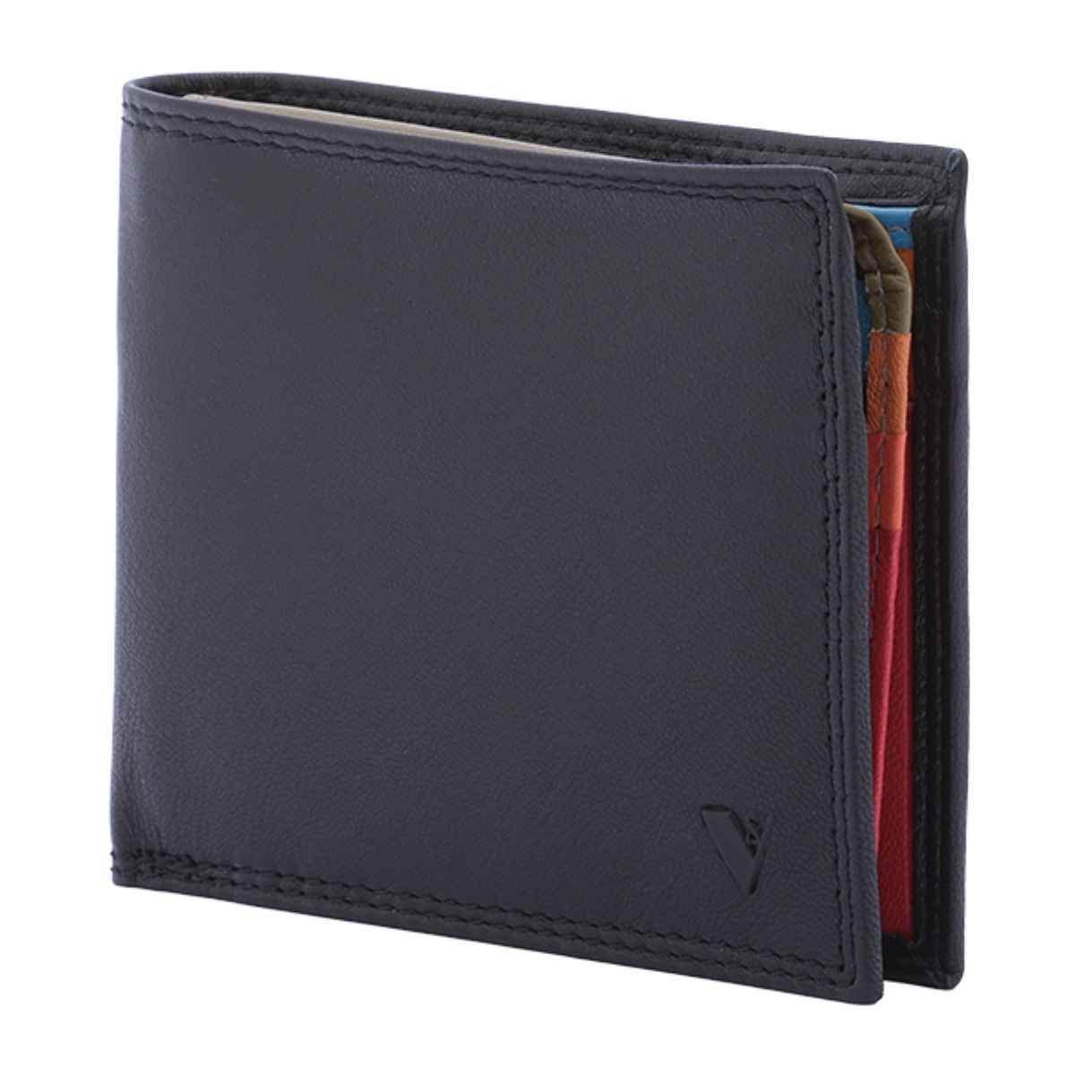 Portafoglio  da uomo In Vera pelle Made in Italy 9,5x12x3 cm